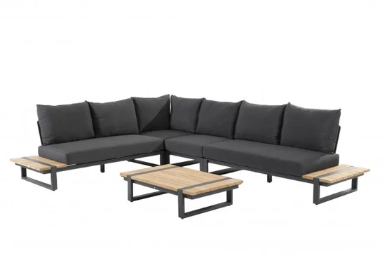 Country loungeset groot met koffietafel, 4 Seasons Outdoor, Tuinmeubels