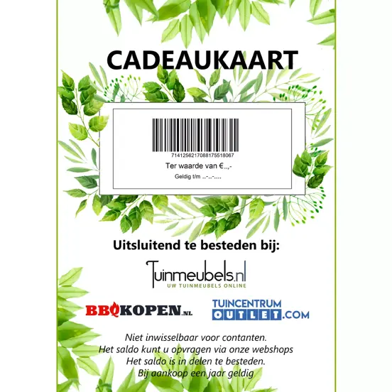 cadeaubon, tuinmeubels.nl