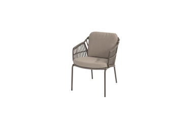 Dining Tuinstoel Capalbio Terre 4SO Lounge Stoel Buiten Fabrice Latte 4 Seasons Outdoor