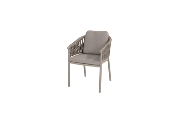 Dining Tuinstoel Catalana Cloud Lichtgrijs 4SO Lounge Stoel Buiten 4 Seasons Outdoor