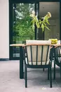 Dining Tuinstoel Condor Zwart Teak Hout Stoel Buiten Applebee - afbeelding 2