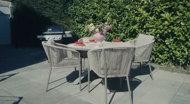 Dining Tuinstoel Reims zwart sfeer, Vita, tuinmeubels