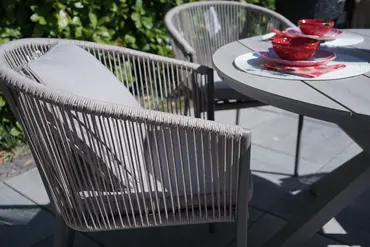 Dining Tuinstoel Reims zwart sfeer, Vita, tuinmeubels
