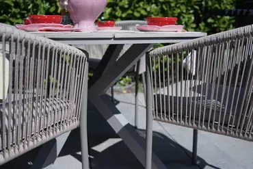 Dining Tuinstoel Reims zwart sfeer, Vita, tuinmeubels