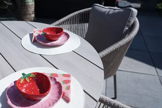 Dining Tuinstoel Reims zwart sfeer, Vita, tuinmeubels