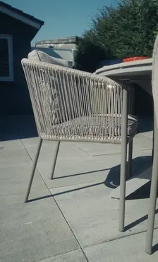 Dining Tuinstoel Reims zwart sfeer, Vita, tuinmeubels