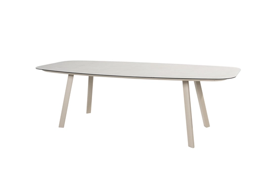 Diningtafel Manolo 180 95 Latte 4SO Printed Keramiek Tafel Buiten Tuintafel 4 Seasons Outdoor - afbeelding 1
