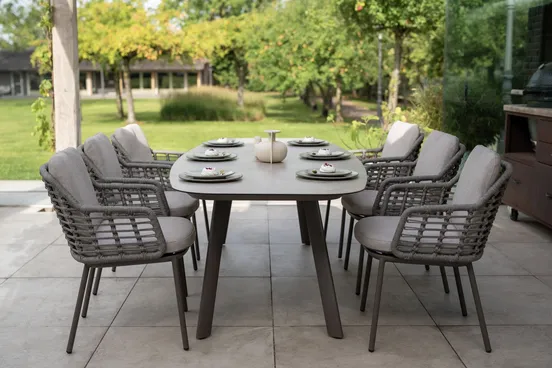 Diningtafel Manolo 240 103 Terre 4SO Printed Keramiek Tafel Buiten Tuintafel 4 Seasons Outdoor - afbeelding 2