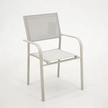 Duca stapelstoel dining crème