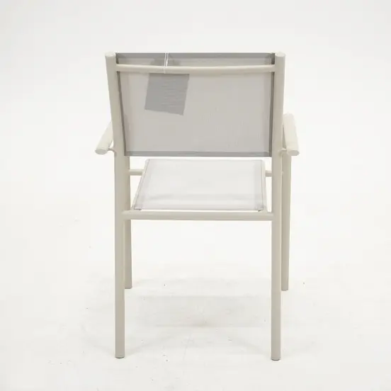 Duca loungestoel crème achter, Vita, Tuinmeubels.nl