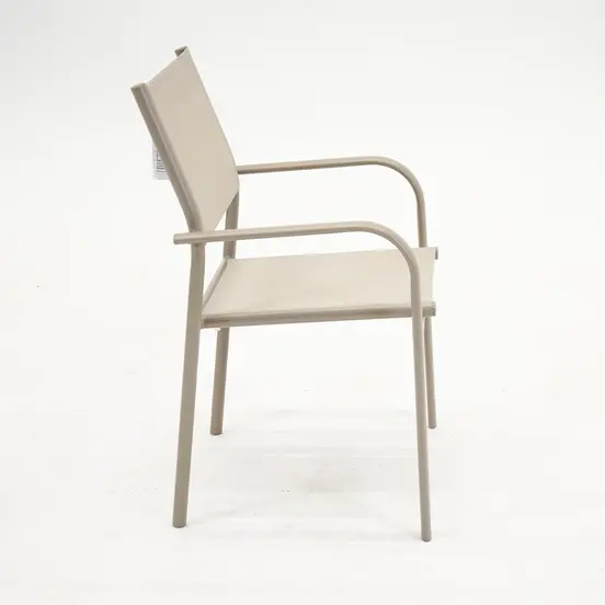 Duca loungestoel zand zij, vita, tuinmeubels.nl