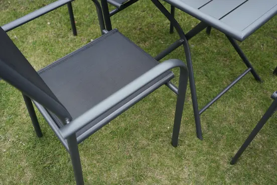 Duca loungestoel zwart sfeer, vita, tuinmeubels.nl