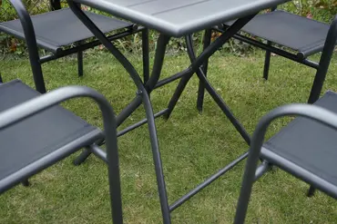 Duca loungestoel zwart sfeer, vita, tuinmeubels.nl