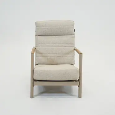 Duoset Hugo beige 2 stoelen met een koffietafel, VITA tuinmeubelen,Tuinmeubels.nl