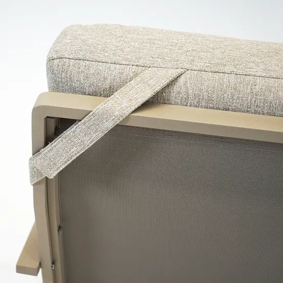 Duoset Hugo beige 2 stoelen met een koffietafel, VITA tuinmeubelen,Tuinmeubels.nl