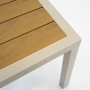 Duoset Hugo beige 2 stoelen met een koffietafel, VITA tuinmeubelen,Tuinmeubels.nl
