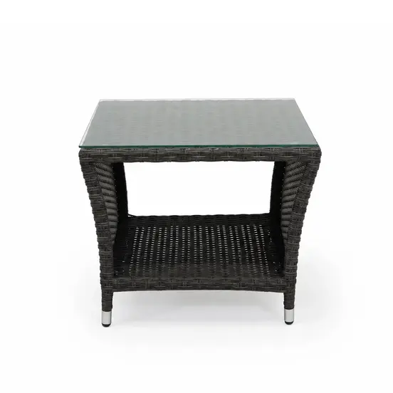 Duoset Melia met beige kussen details stoel, Vita, tuinmeubels.nl