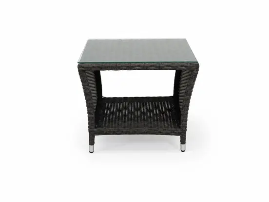Duoset Melia met beige kussen tafel, Vita, tuinmeubels.nl