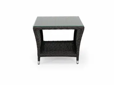 Duoset Melia met beige kussen tafel, Vita, tuinmeubels.nl