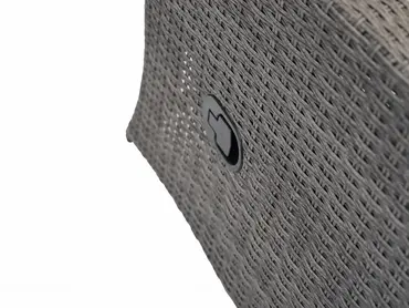 Duoset Melia met beige kussen detail, Vita, tuinmeubels.nl