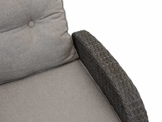 Duoset Melia met beige kussen details stoel, Vita, tuinmeubels.nl
