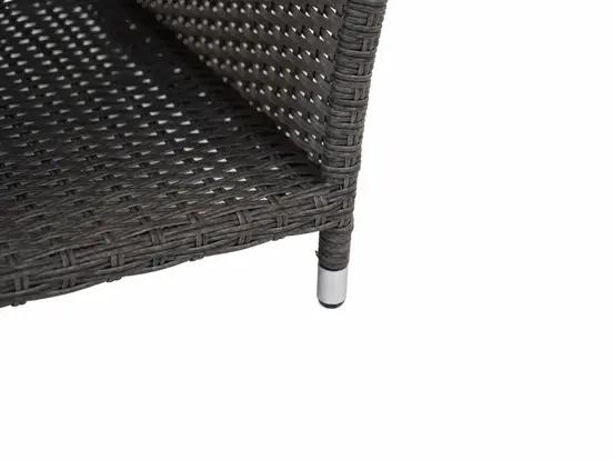 Duoset Melia met beige kussen details, Vita, tuinmeubels.nl