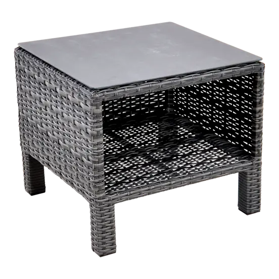 Bijzettafel soho forte open l50b50, Lesli Living, tuinmeubels.nl