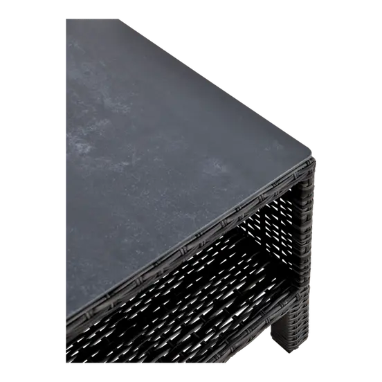 Bijzettafel soho forte open l50b50 detail, Lesli Living, tuinmeubels.nl