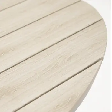 Edison tafel Ø148 cm taupe/teak - afbeelding 3