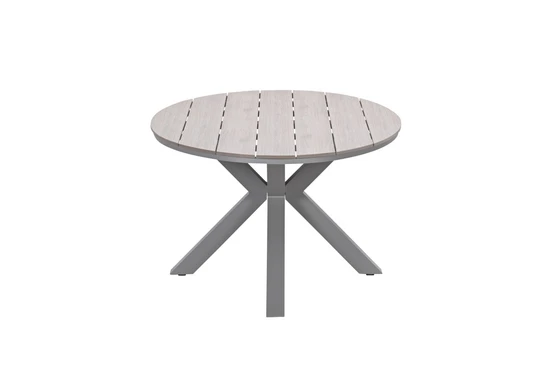 Edison tafel 180x115xH75 cm taupe light teak bovenkant, Garden Impressions, tuinmeubels.nl