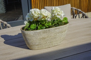 Edison tafel 220x115xH75 cm taupe/teak - afbeelding 15