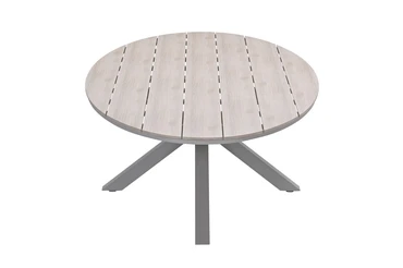 Edison tafel 280x140xH75 cm taupelight teak bovenkant, Garden Impressions, tuinmeubels.nl