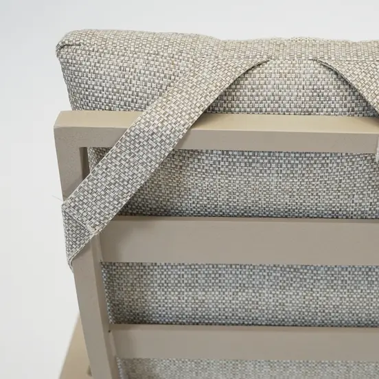 Elba verstelbare stoel beige klittenband, Sens-Line, Tuimeubels.nl