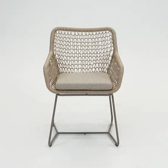 Emilia eetstoel bruin voor, Vita tuinmeubelen, Tuinmeubels.nl