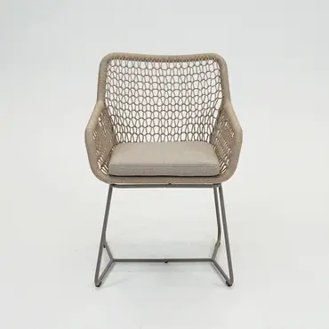 Emilia eetstoel bruin voor, Vita tuinmeubelen, Tuinmeubels.nl