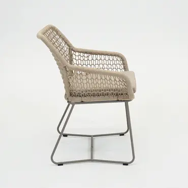 Emilia eetstoel bruin zij, Vita tuinmeubelen, Tuinmeubels.nl