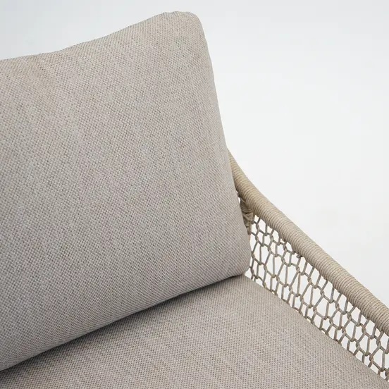 Emilia lounge stoel bruin detail, Vita tuinmeubelen, Tuinmeubels.nl