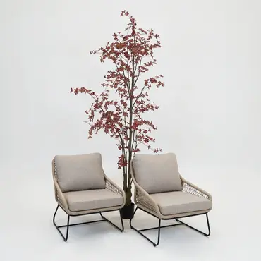 Emilia lounge stoel bruin sfeer, Vita tuinmeubelen, Tuinmeubels.nl