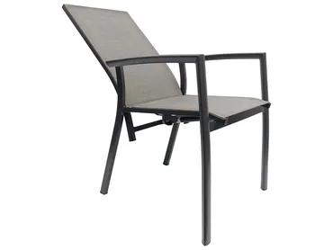 Enzo alu stapelstoel verstelbare rugleuning, SenS-Line, tuinmeubels.nl