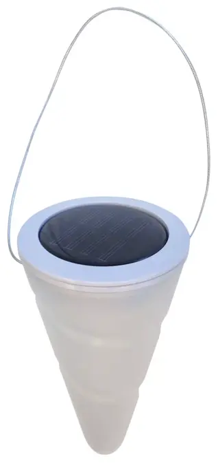 Eurotrail Sfeerlamp Solar Conisch, 3 stuks Eurotrail www.tuinmeubels.nl