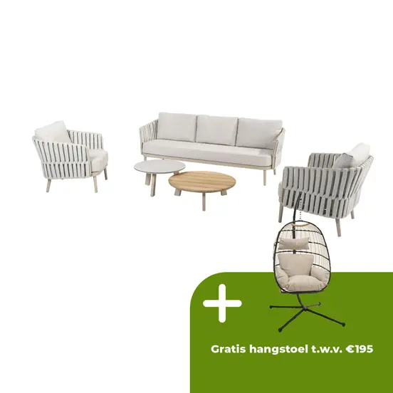 Eva loungeset met Emma salontafels - afbeelding 1