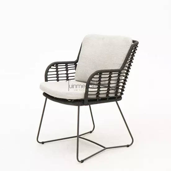 Fabrice dining chair Anthracite, 4 Seasons Outdoor, tuinmeubels