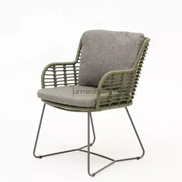 Fabrice dining chair Green/Anthracite with 2 cushions | 4 Seasons Outdoor