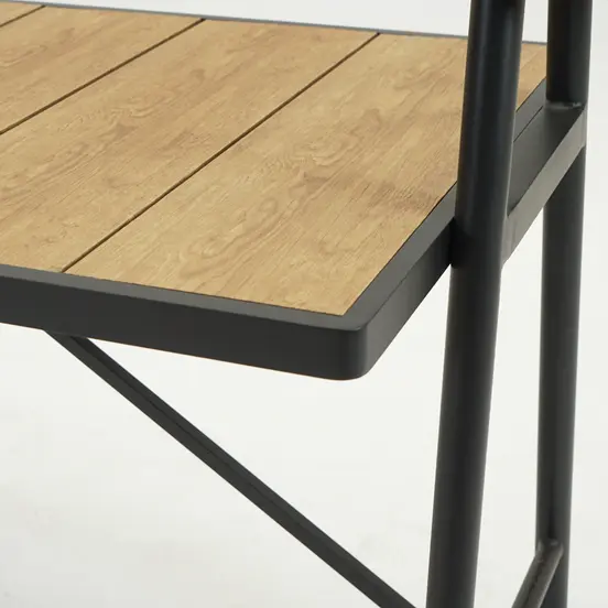 Genua Bartable antraciet 221x80.5x181cm detail, Sens-Line, tuinmeubels.nl