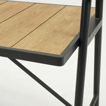 Genua Bartable antraciet 221x80.5x181cm detail, Sens-Line, tuinmeubels.nl