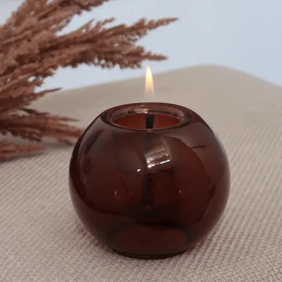 Globus Candle 10 Amber sfeer, Tenderflame, tuinmeubels.nl