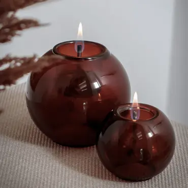 Globus Candle 15 Amber sfeer, Tenderflame, tuinmeubels.nl