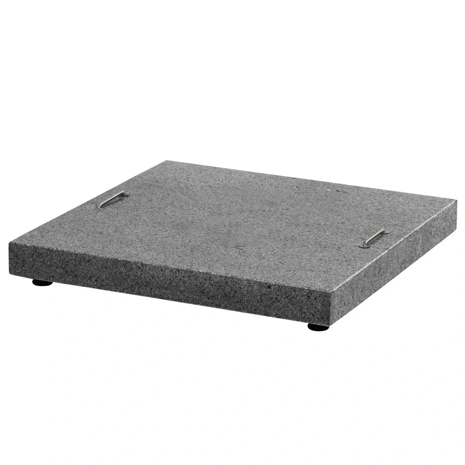 Granieten voet 125 kg met 4 wielen