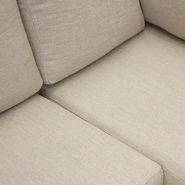 Grosso 2-zits bank R+ hoek beige kussens, Vita, Tuinmeubels.nl