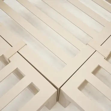 Grosso 4-zits bank beige clips, Vita, Tuinmeubels.nl